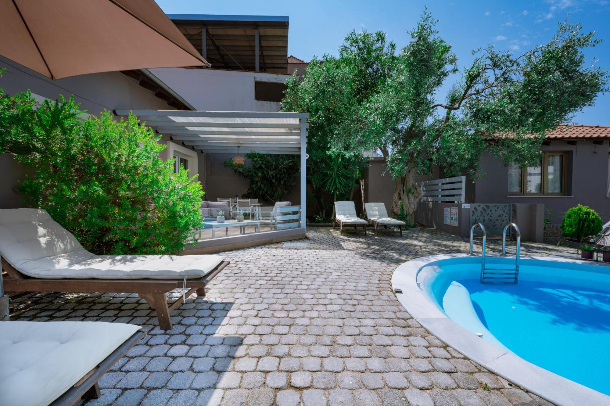 Ktima Papaoikonomou Apartment Potos Ngoại thất bức ảnh