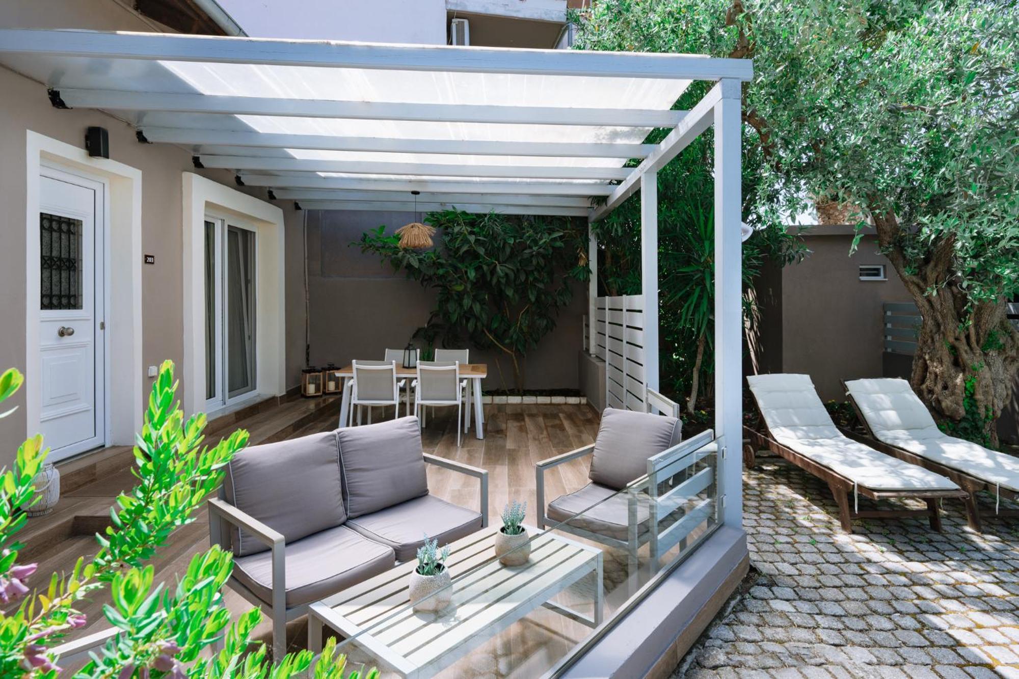 Ktima Papaoikonomou Apartment Potos Phòng bức ảnh